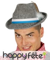 Chapeau de bavarois gris