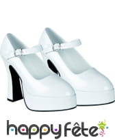 Chaussures disco blanches