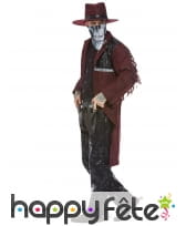 Costume de bandit western pour homme avec masque, image 2