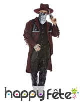 Costume de bandit western pour homme avec masque