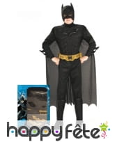 Costume de Batman musclé rembourré pour enfant