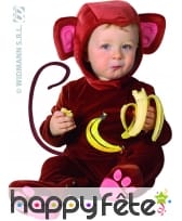 Costume de bébé singe