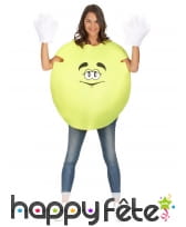 Costume de bonbon jaune avec gants, image 3