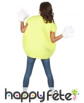 Costume de bonbon jaune avec gants, image 5