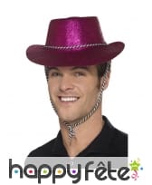 Chapeau de cowboy à paillettes, image 1
