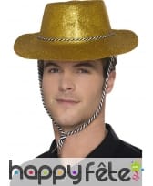 Chapeau de cowboy à paillettes, image 8
