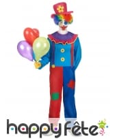 Combinaison de clown pour homme adulte