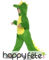 Combinaison de crocodile vert pour enfant, image 3