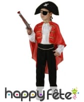Costume de capitaine pirate pour garçon
