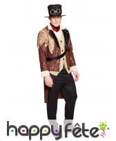 Costume de capitaine Steampunk pour adulte
