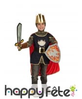 Costume de chevalier pour enfant et accessoires