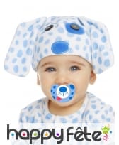 Costume de chiot bleu pour bébé, luxe, image 1