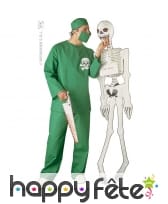 Costume de chirurgien vert