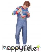 Costume de chucky pour homme adulte