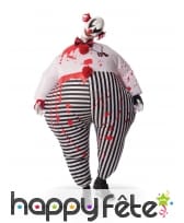 Costume de Clown ensanglanté gonflable
