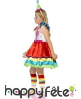Costume de clown pour petite fille, modèle luxe, image 2