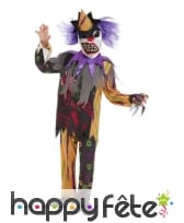 Costume de clown zombie pour enfant