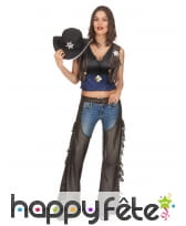 Costume de cow girl avec chaps