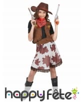 Costume de cowgirl vachette pour fillette, image 1