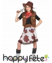 Costume de cowgirl vachette pour fillette, image 2