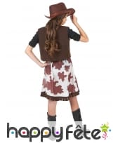 Costume de cowgirl vachette pour fillette, image 3