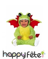 Combinaison de dragon vert pour bébé