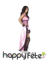 Costume danseuse de saloon sexy rose, image 1