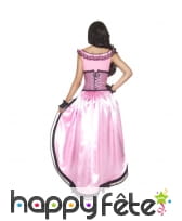 Costume danseuse de saloon sexy rose, image 2