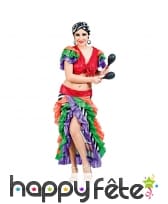 Costume de danseuse de salsa, adulte