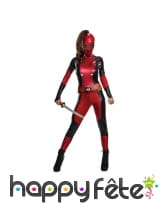 Costume de DeadPool pour femme version luxe