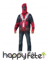 Costume de Deadpool pour homme avec cagoule