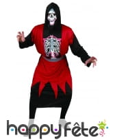 Costume de démon squelette avec masque