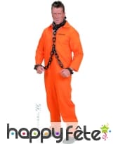 Costume de détenu orange