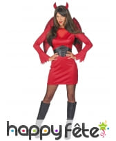 Costume de diablesse rouge premier prix, image 3