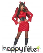Costume de diablesse rouge premier prix, image 4