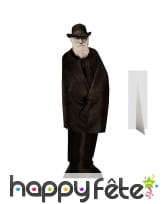 Charles Darwin en carton plat