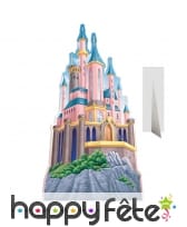 Château Disney en carton plat
