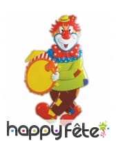 Clown décoratif en relief de 1m X 57cm