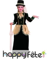 Robe De Princesse Victorienne Pour Fille - 2 Pièces (Robe + Chapeau) - Déguisement Cosplay Pour Carnaval, Anniversaire, Mariage