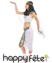 Costume d'égyptienne blanc avec voilages, image 1