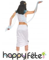 Costume d'égyptienne blanc avec voilages, image 2