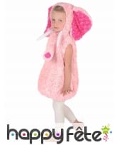 Costume d'éléphant rose en peluche pour enfant, image 2
