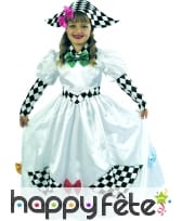 Costume d'enfant arlequine