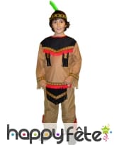 Costume d'enfant kiowa garcon