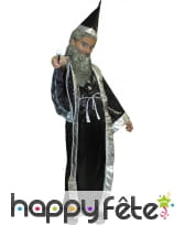 Costume d'enfant magicien noir, image 1