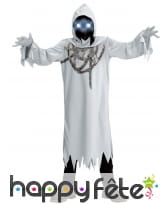 Costume de fantôme avec masque lumineux, enfant, image 1