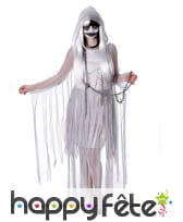 Costume de fantôme en lambeaux pour femme