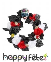 Couronne de fleurs Dia de los muertos, 47cm