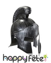 Casque de gladiateur en plastique effet métallique, image 1