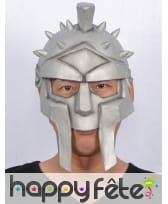 Casque de guerrier gladiateur en latex, image 2